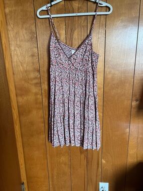 Aeropostale Pink Floral Smocked Tank Top